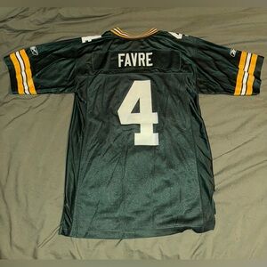 Authentic Reebok Brett Favre NFL Green Bay Packers Jersey (Size M)